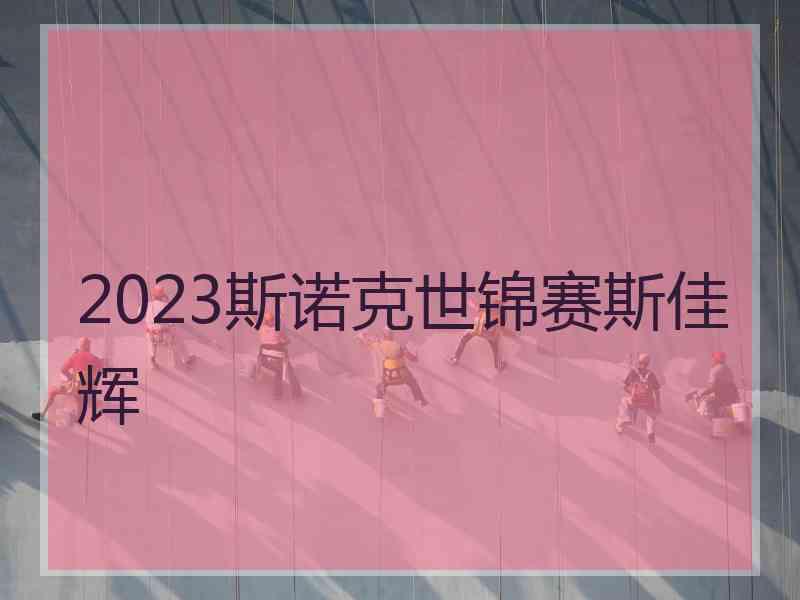 2023斯诺克世锦赛斯佳辉